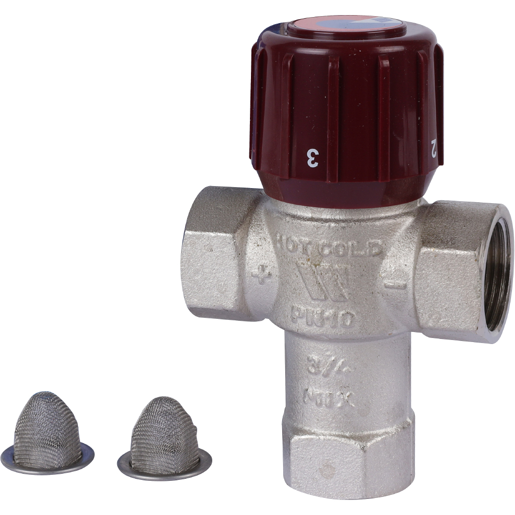 Термостатический смесительный клапан Watts AM6210C34 3/4 AQUAMIX, 10017419
