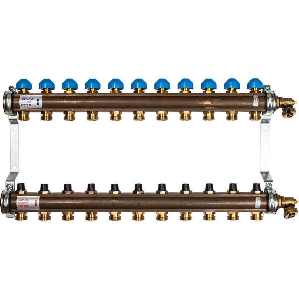 Коллектор для теплых полов Watts HKV-11, 10004190