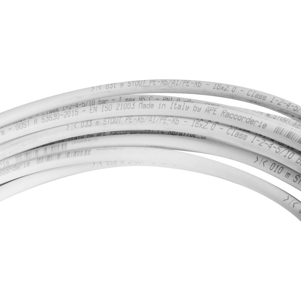 Труба STOUT PEX/al/PEX 16х2,0 (неполная бухта 20-39 метров), SPM-0002-021620