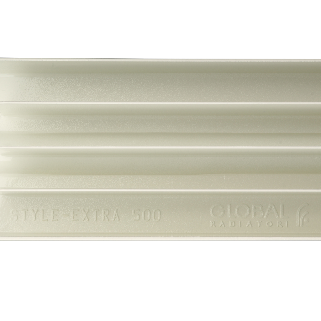 Радиатор биметаллический Global STYLE EXTRA 500 6 секций боковое подключение (белый RAL 9010), STE05001006