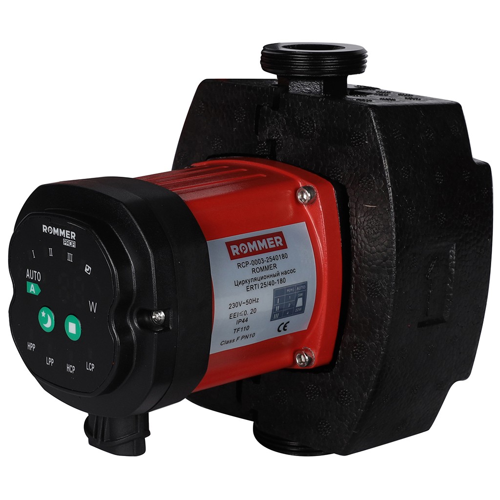 Циркуляционный насос ROMMER ERTI 25/40-180, RCP-0003-2540180