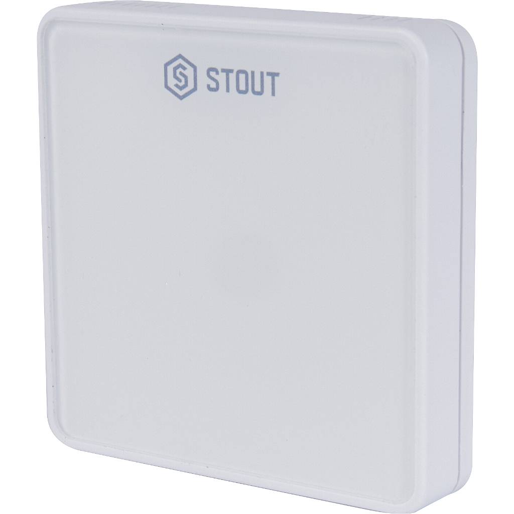 Проводной комнатный датчик STOUT C-7p, белый, STE-0101-007001