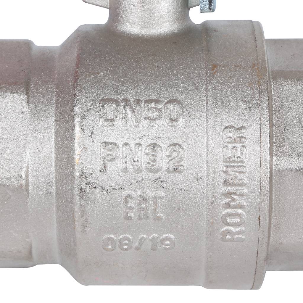 Кран шаровой ROMMER 2 ВН/ВН, ручка рычаг, RBV-0001-0110350