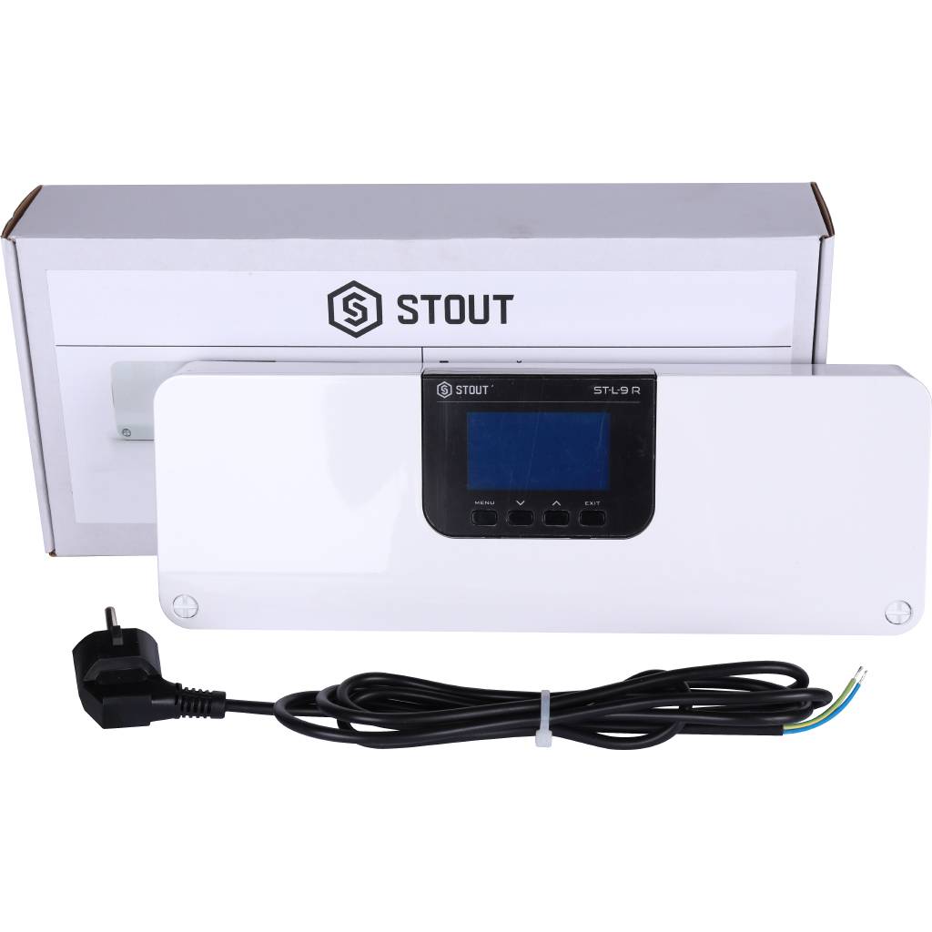 Проводной контроллер термостатических клапанов STOUT L-9r, STE-0101-009000