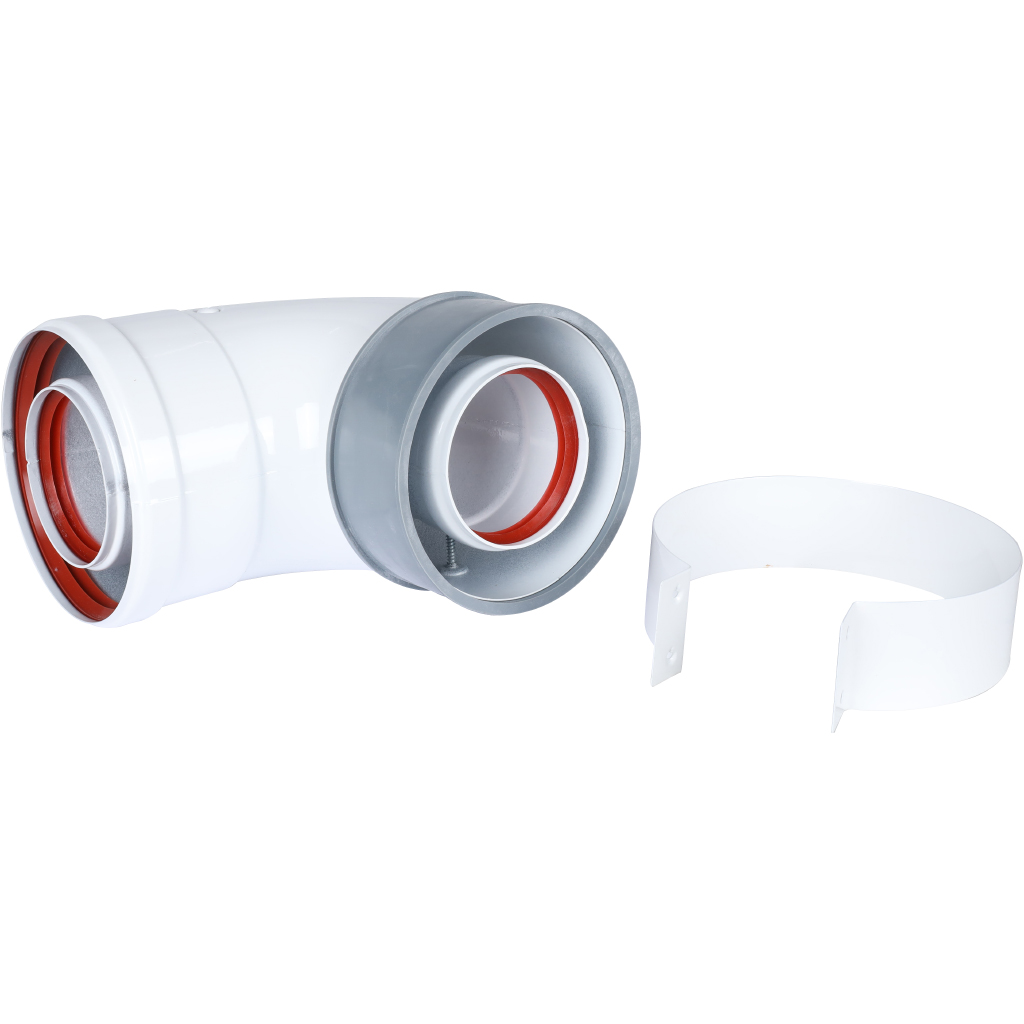 Коаксиальный отвод Baxi 90° для всех котлов кроме ECO Classic / ECO Nova, диам. 60/100 мм, MT71410142