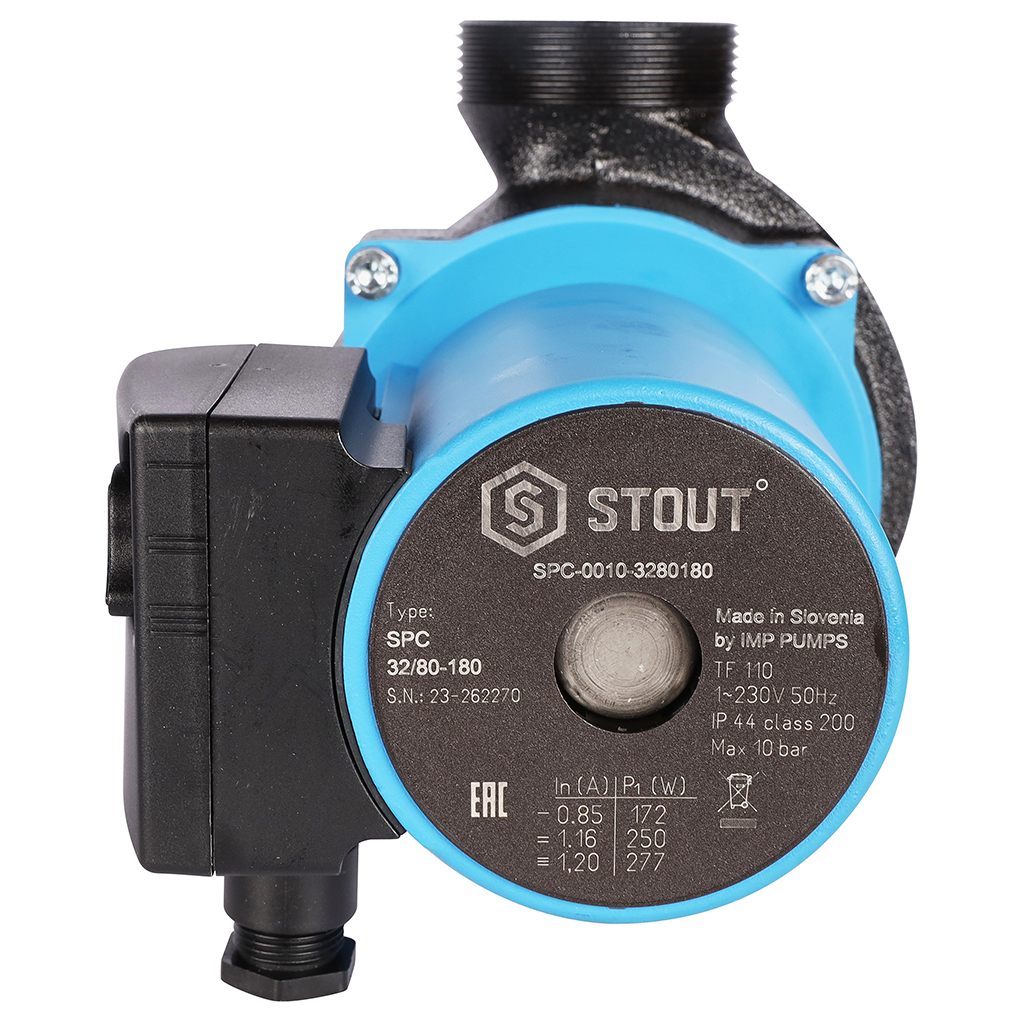 Насос циркуляционный STOUT 32/80-180, SPC-0010-3280180