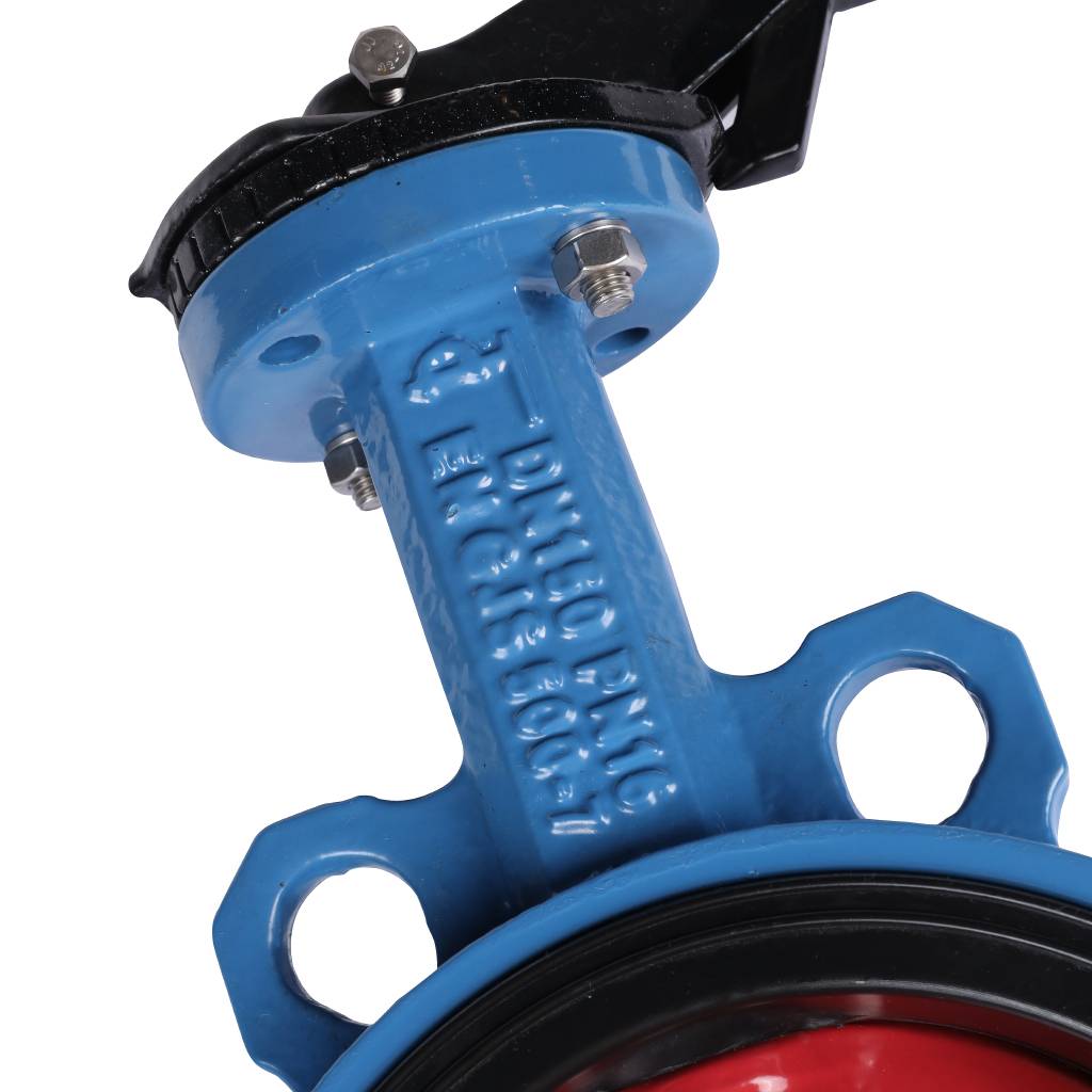 Затвор поворотно-дисковый Tecofi VPI4448 DN 150 PN 16 межфланцевый с ручкой из чугуна EPDM, VPI4448-02EP0150