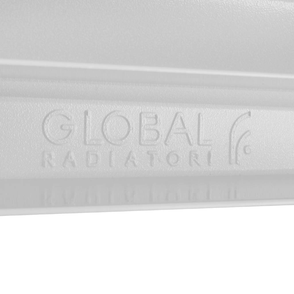 Радиатор алюминиевый Global ISEO 500 8 секций боковое подключение (белый RAL 9010), IS05001008