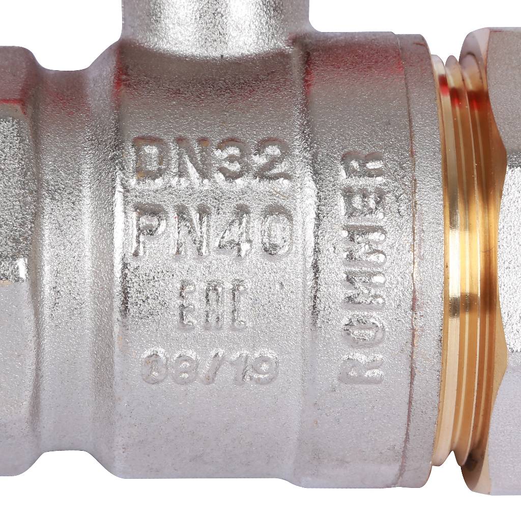 Кран шаровой ROMMER с американкой 1 1/4 ВН/НР, ручка бабочка, RBV-0005-0510232