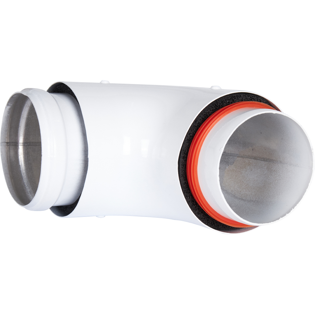 Отвод 90° утепленный традиционный ROMMER D80(п-м), RCA-0080-800090