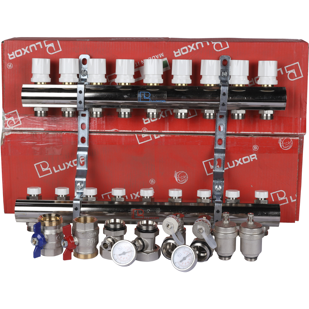 Коллекторная группа LUXOR CD 468M/9 1х3/4 EK, 15552709MN