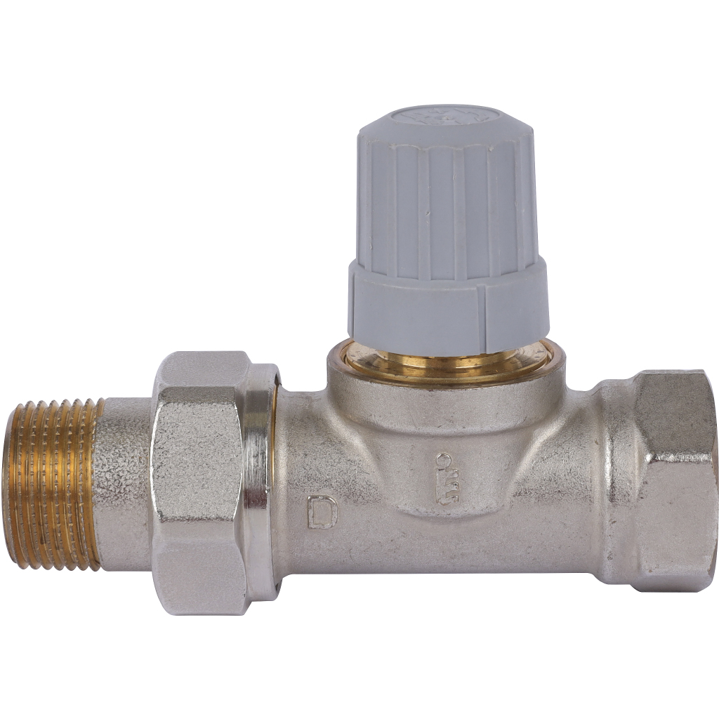 Клапан прямой Danfoss RA-G для однотр. насосной и двухтр.систем отопления Д 20 мм, 013G1677(013G7026)