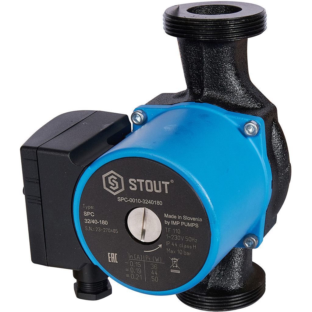 Насос циркуляционный STOUT 32/40-180, SPC-0010-3240180