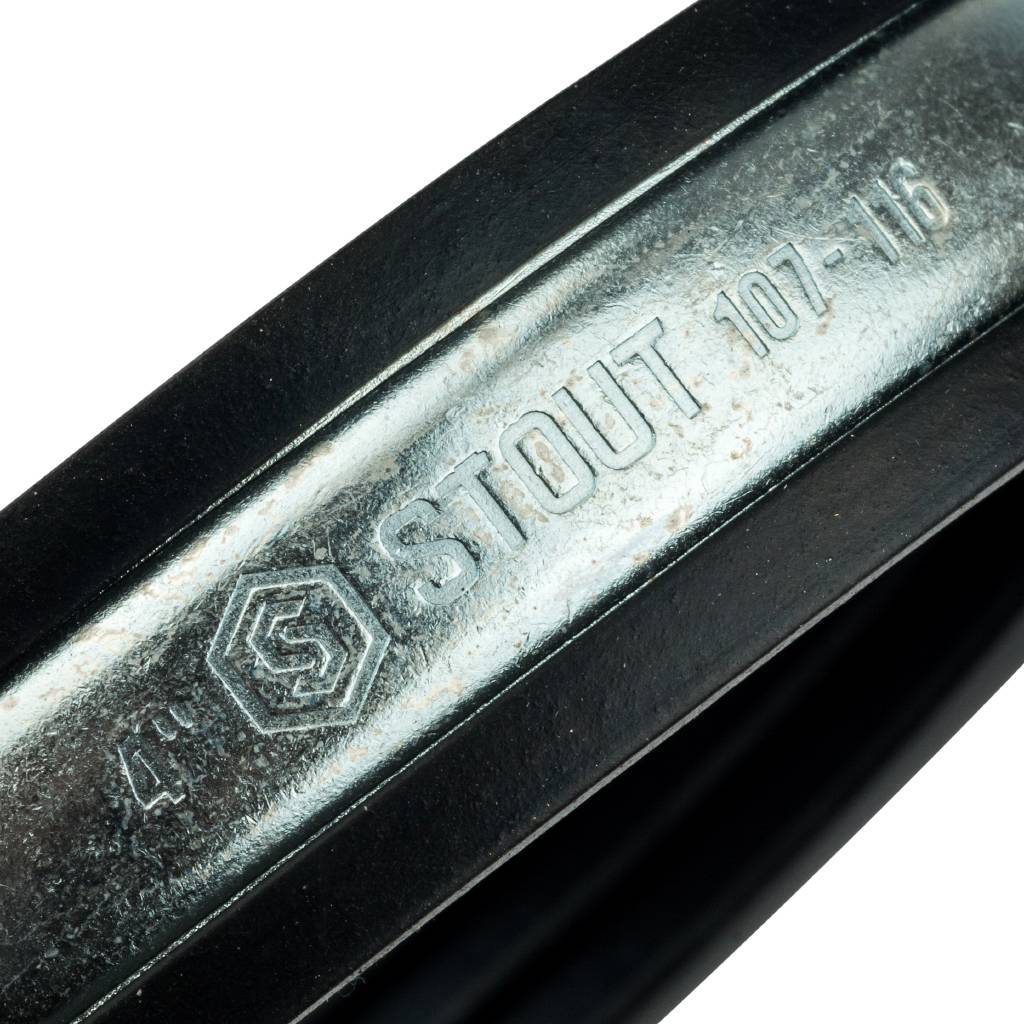 Хомут для труб с гайкой STOUT 4 (107-116), SAC-0020-000004