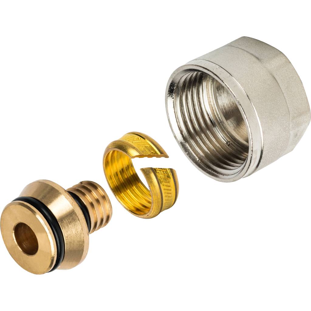 Фитинг компрессионный STOUT евроконус для труб PEX-AL-PEX 16х2,0х3/4, SFC-0021-001620