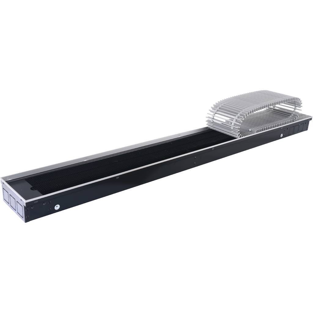 Внутрипольный конвектор STOUT SCN-1100 80х190х1600 (Решётка роликовая) правое подключение, SCN-1100-0819160