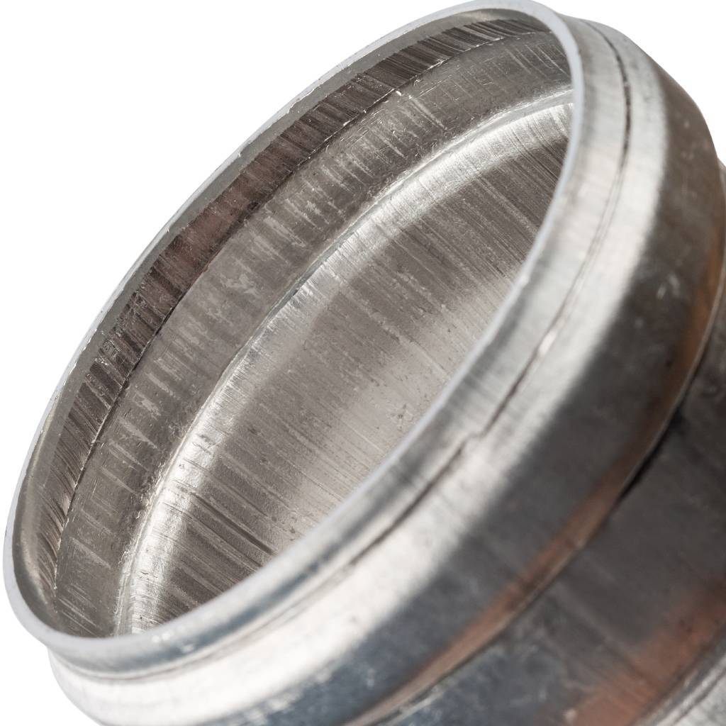 Элемент дымохода STOUT для соединения труб DN60/100, м/м соед. муфта с уплотнен,хомут с муфтой EPDM в комплекте.(с лого.), SCA-6010-000002