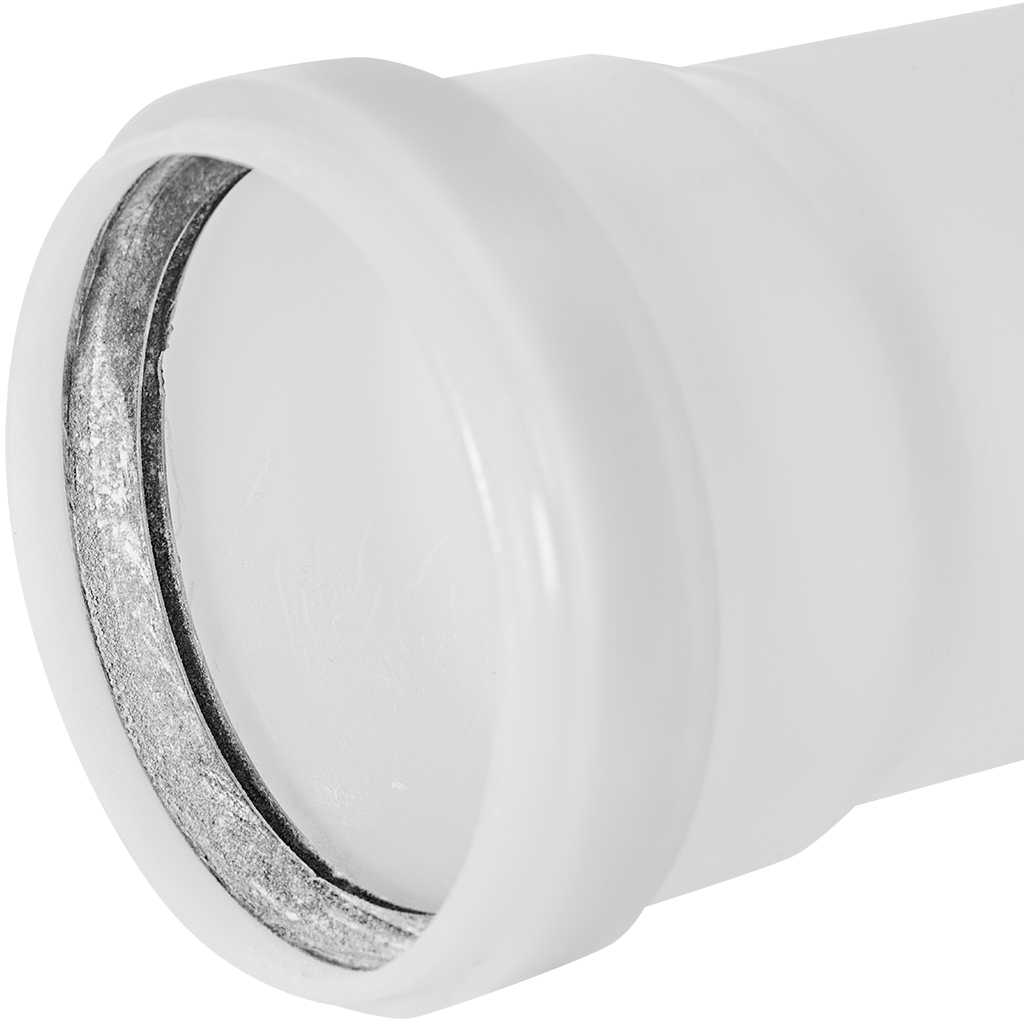Удлинитель дымохода конденсационный ROMMER D80(п-м), L500, RCA-0808-00000500