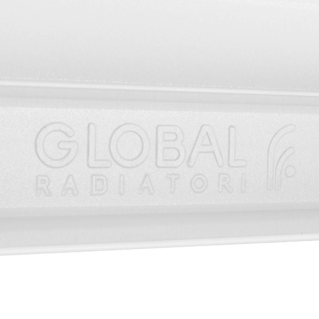 Радиатор алюминиевый Global VOX- R 500 4 секции боковое подключение (белый RAL 9010), VX05001004