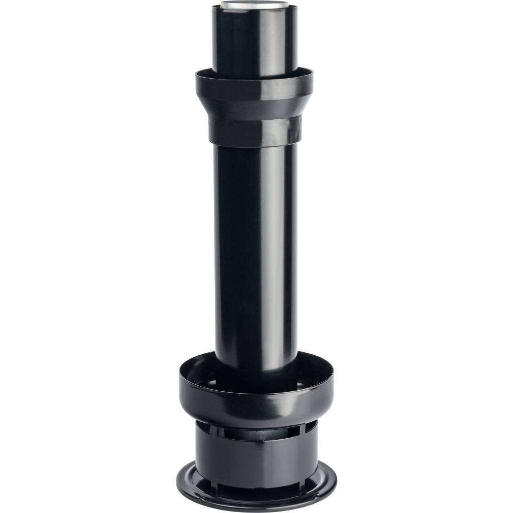 *SCA-0080-800001 STOUT Элемент дымохода DN80/100 к-т адаптер вертикальный утепленный, 584 мм, финальный участок, SCA-0080-800001