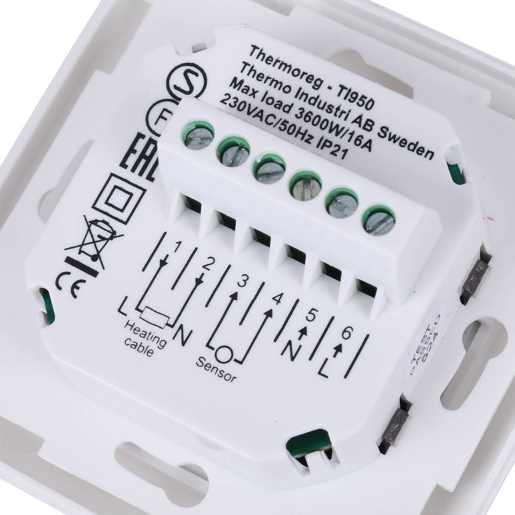 Терморегулятор THERMO Thermoreg 16 А, TI-950