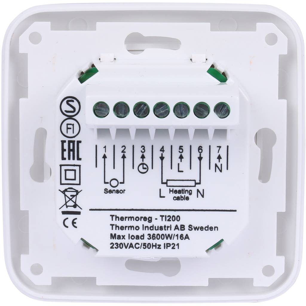 Терморегулятор THERMO Thermoreg от +5 до +40 16А, TI-200
