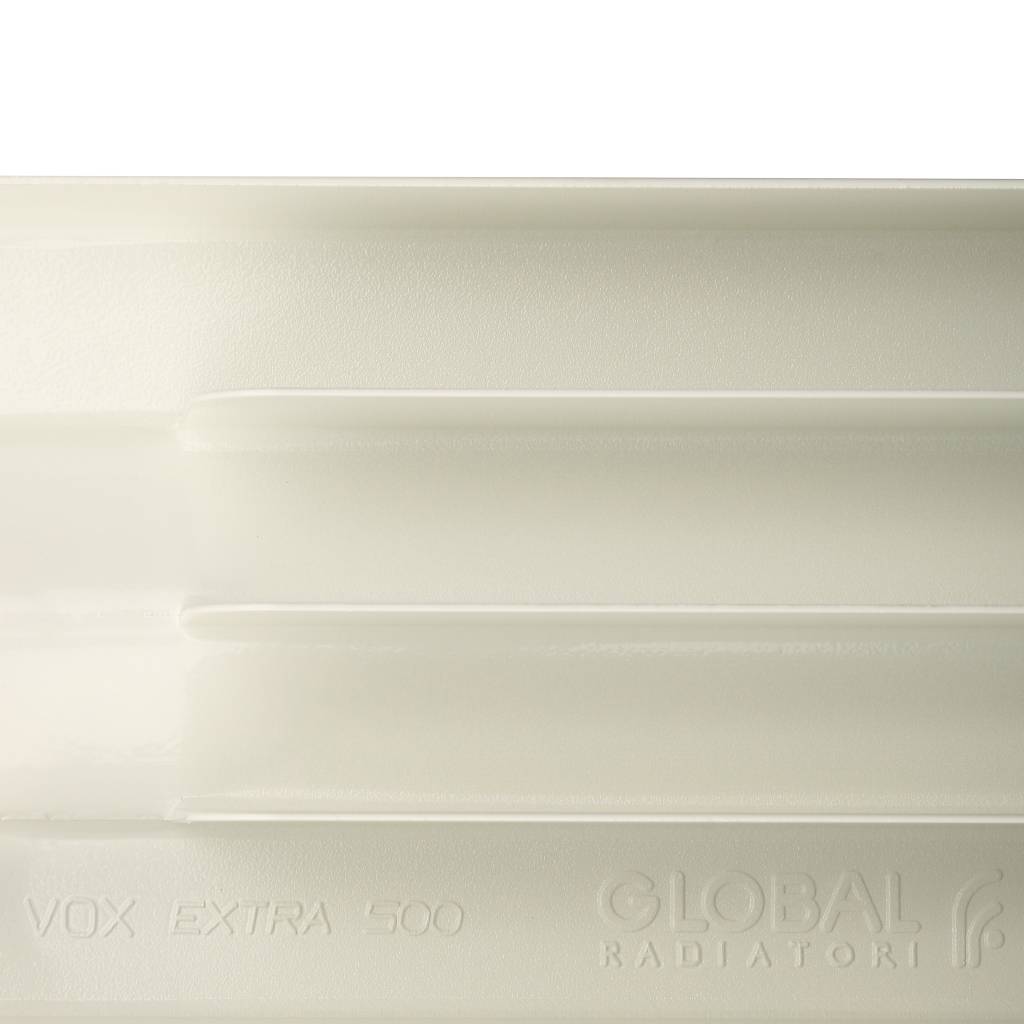 Радиатор алюминиевый Global VOX EXTRA 500 10 секций боковое подключение (белый RAL 9010), 83546