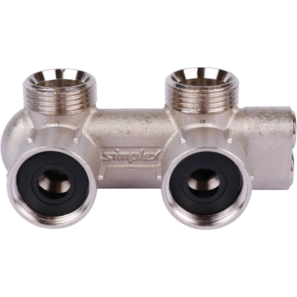 Перекрестный узел подключения Meibes Тип E2/50 угловой, 3/4 BPx3/4 HP, F10079