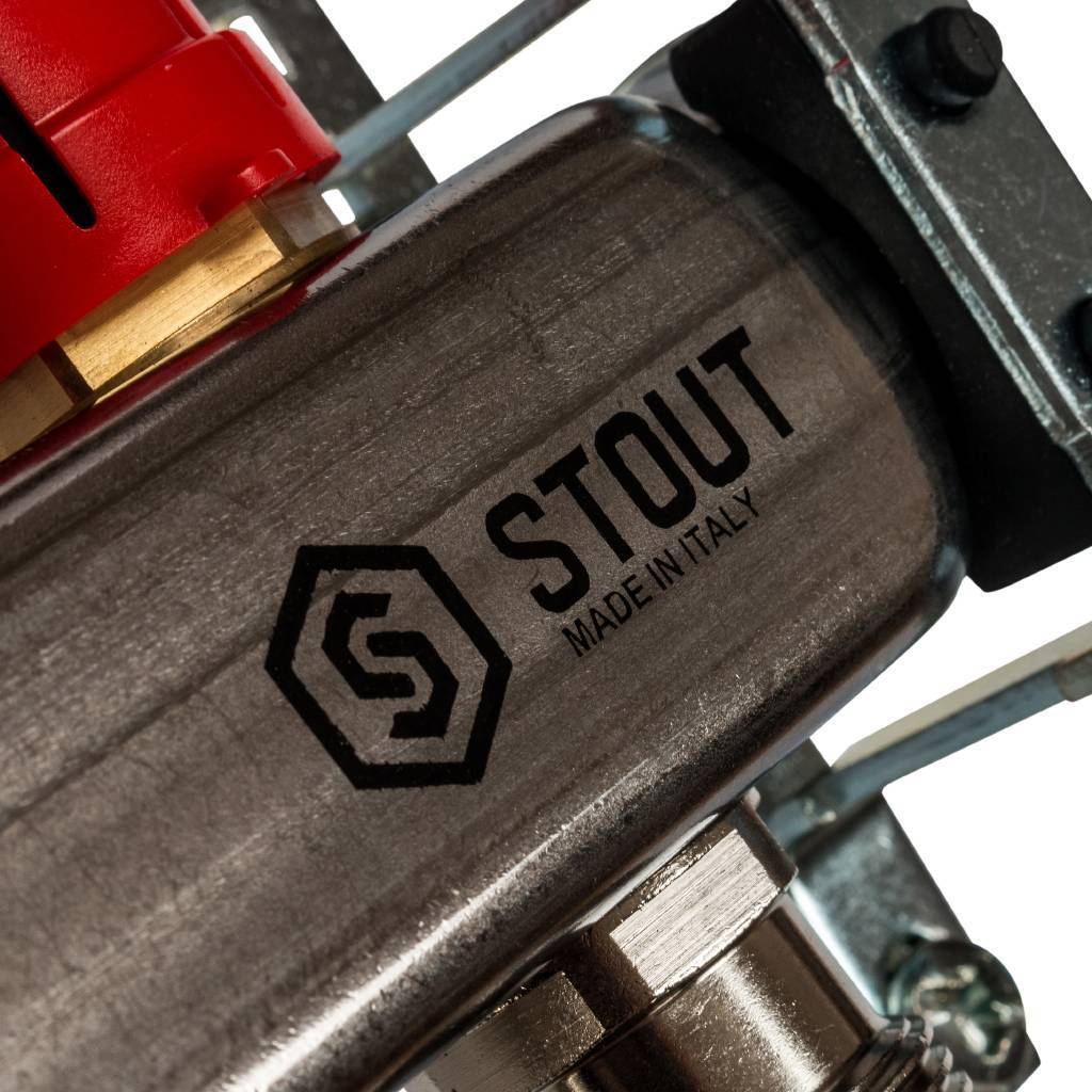 Коллектор из нержавеющей стали с расходомерами STOUT 6 выходов, SMS 0917 000006