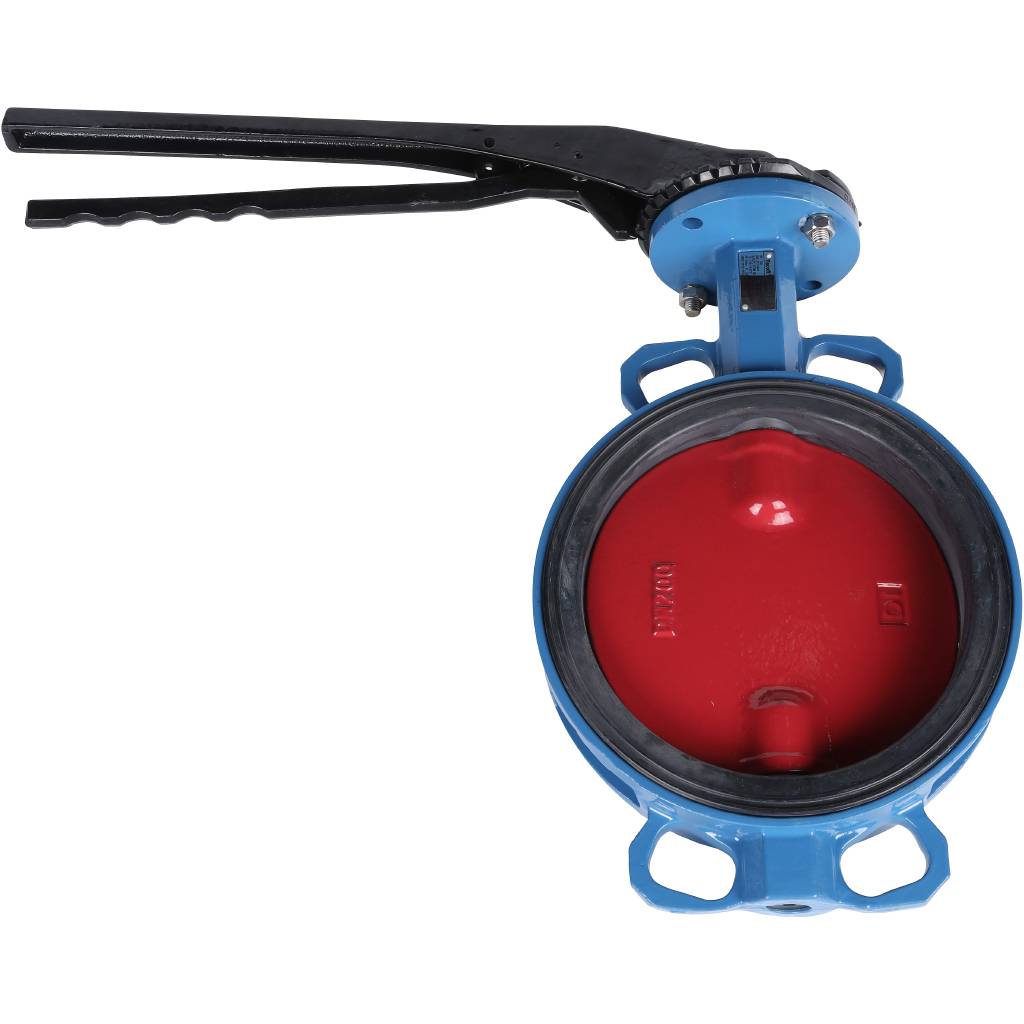 Затвор поворотно-дисковый Tecofi VPI4448 DN 200 PN 16 межфланцевый с ручкой из чугуна EPDM, VPI4448-02EP0200