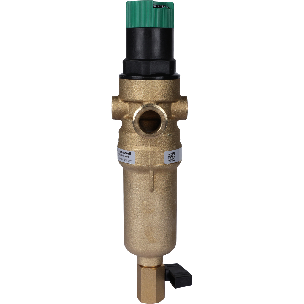 Honeywell (Resideo Braukmann) с редуктором, на горячую воду, 100 мкм, 1/2, FK06-1/2AAM