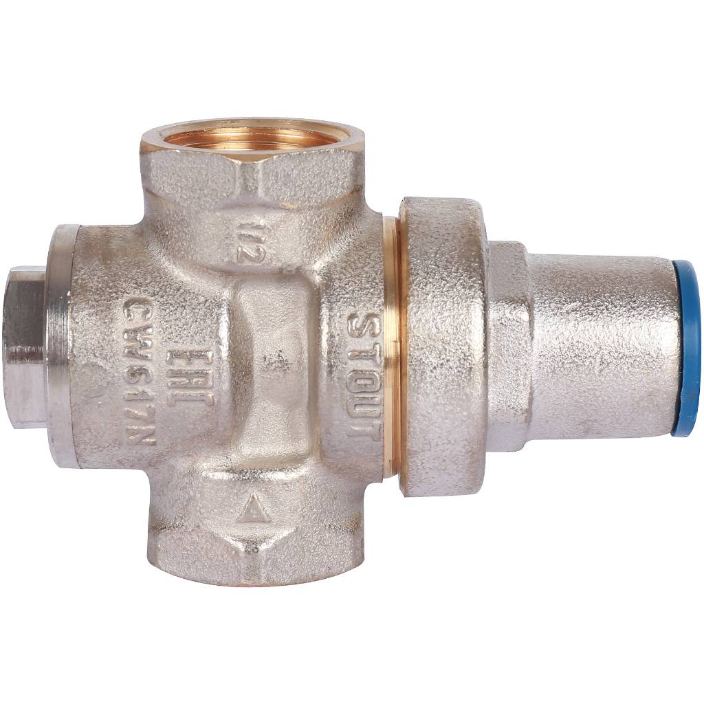 STOUT  Редуктор давления PN16 вн/вн 1/2  без подкл. манометра, SVS-1009-000015