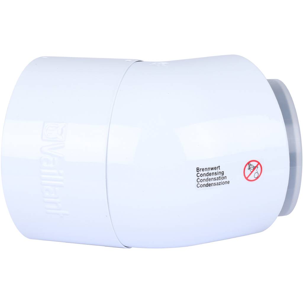 Отвод Vaillant 45 (2 шт.) 80/125 мм РР, 303211
