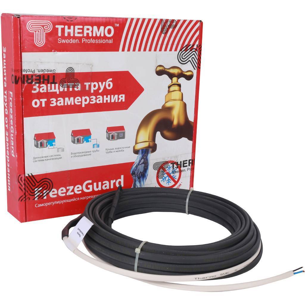 Комплект кабеля для обогрева труб THERMO 15м, 25 Вт/м, FG 15/25B