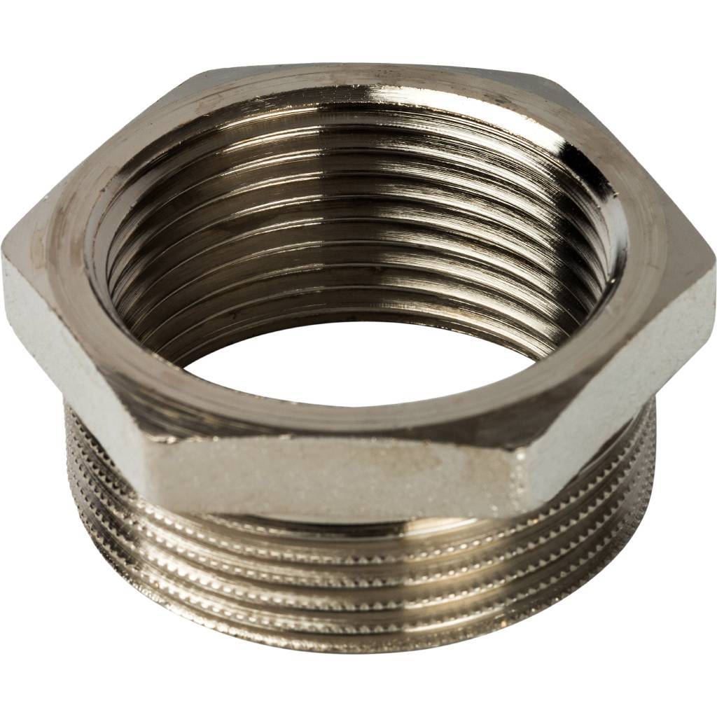 Футорка STOUT никелированная 1 1/4X1, SFT-0029-001141