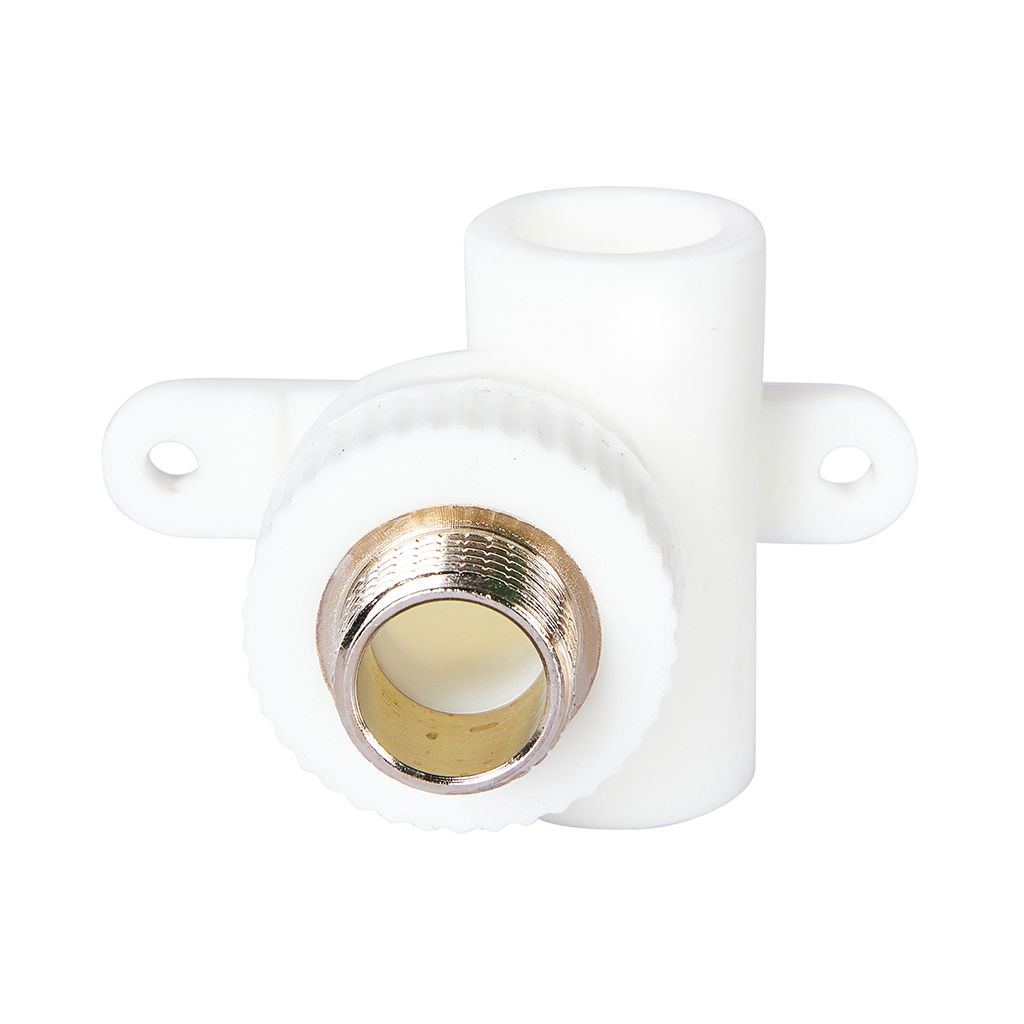 Уголок байпасный Pro Aqua d=20-1/2 PP-R для смесителя НР Белый, PA13812