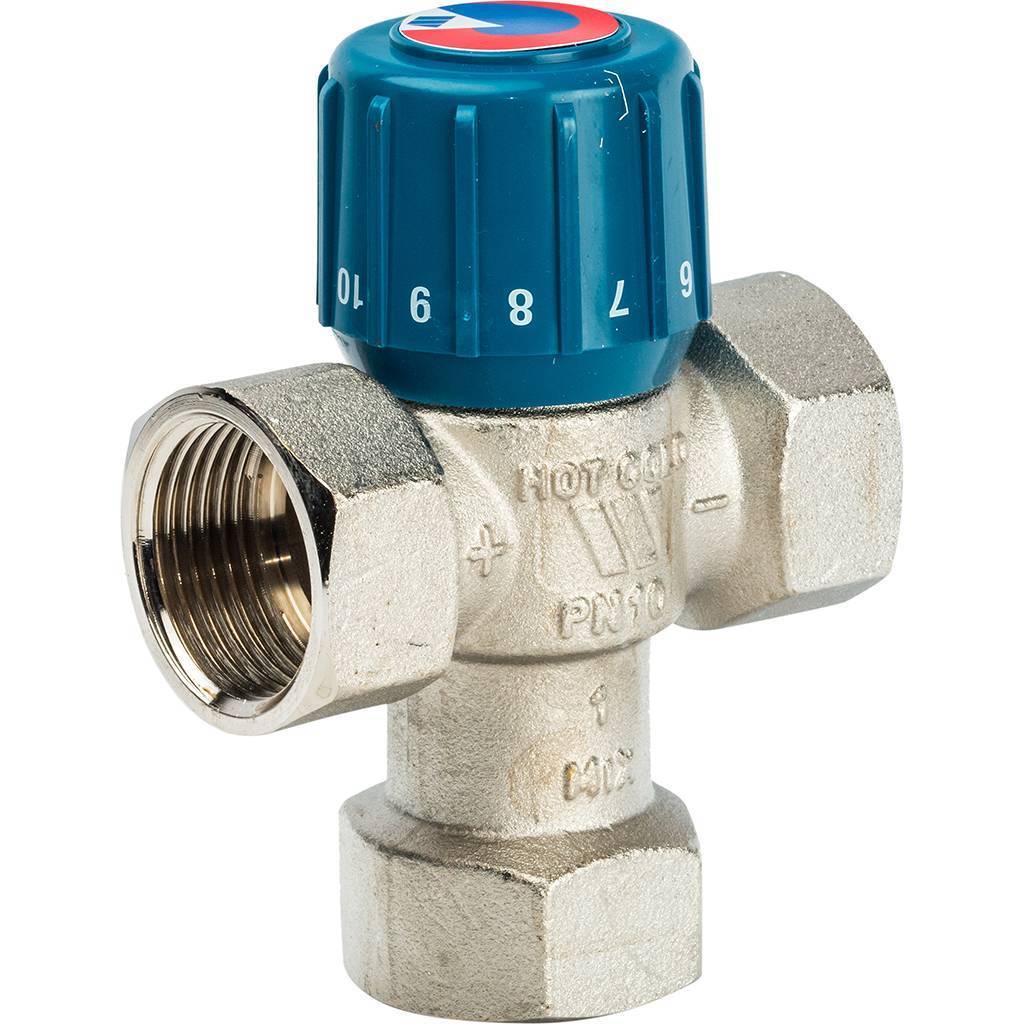Термостатический смеситель Watts 1 BH AQUAMIX (25-50*C), 10017421