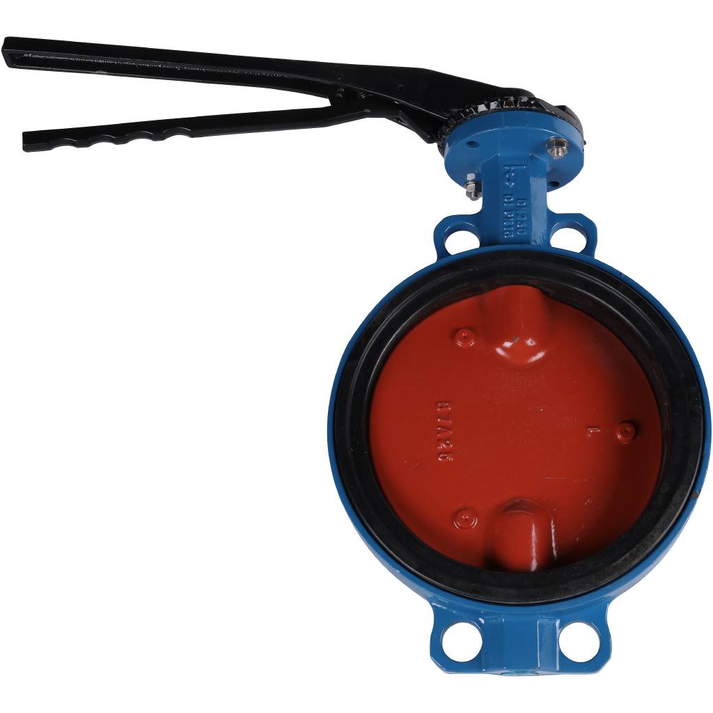 Затвор поворотно-дисковый Tecofi VPI4448 DN 250 PN 16 межфланцевый с ручкой из чугуна EPDM, VPI4448-02EP0250