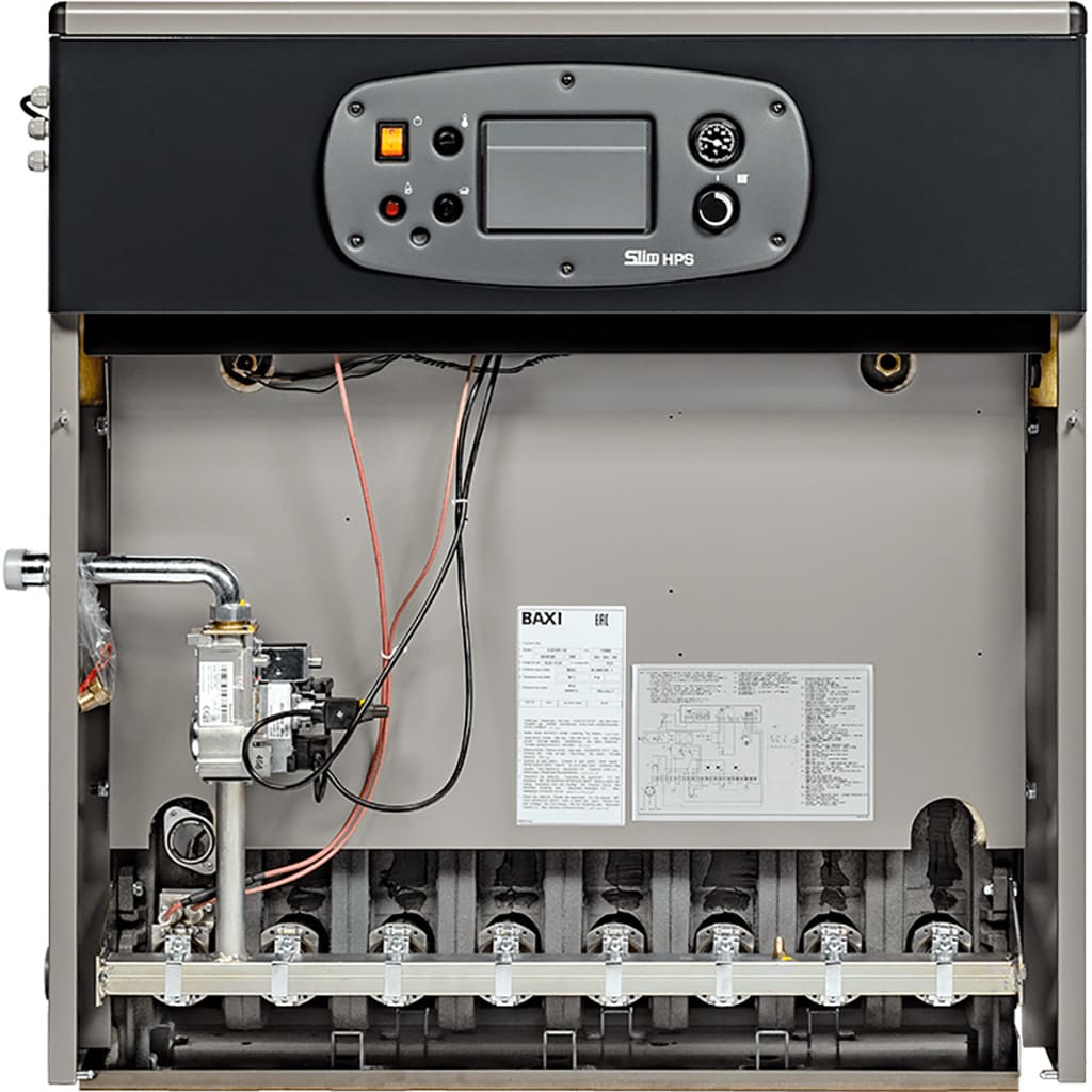 Газовый напольный котел Baxi SLIM HPS 1.110 с открытой камерой, A7114602