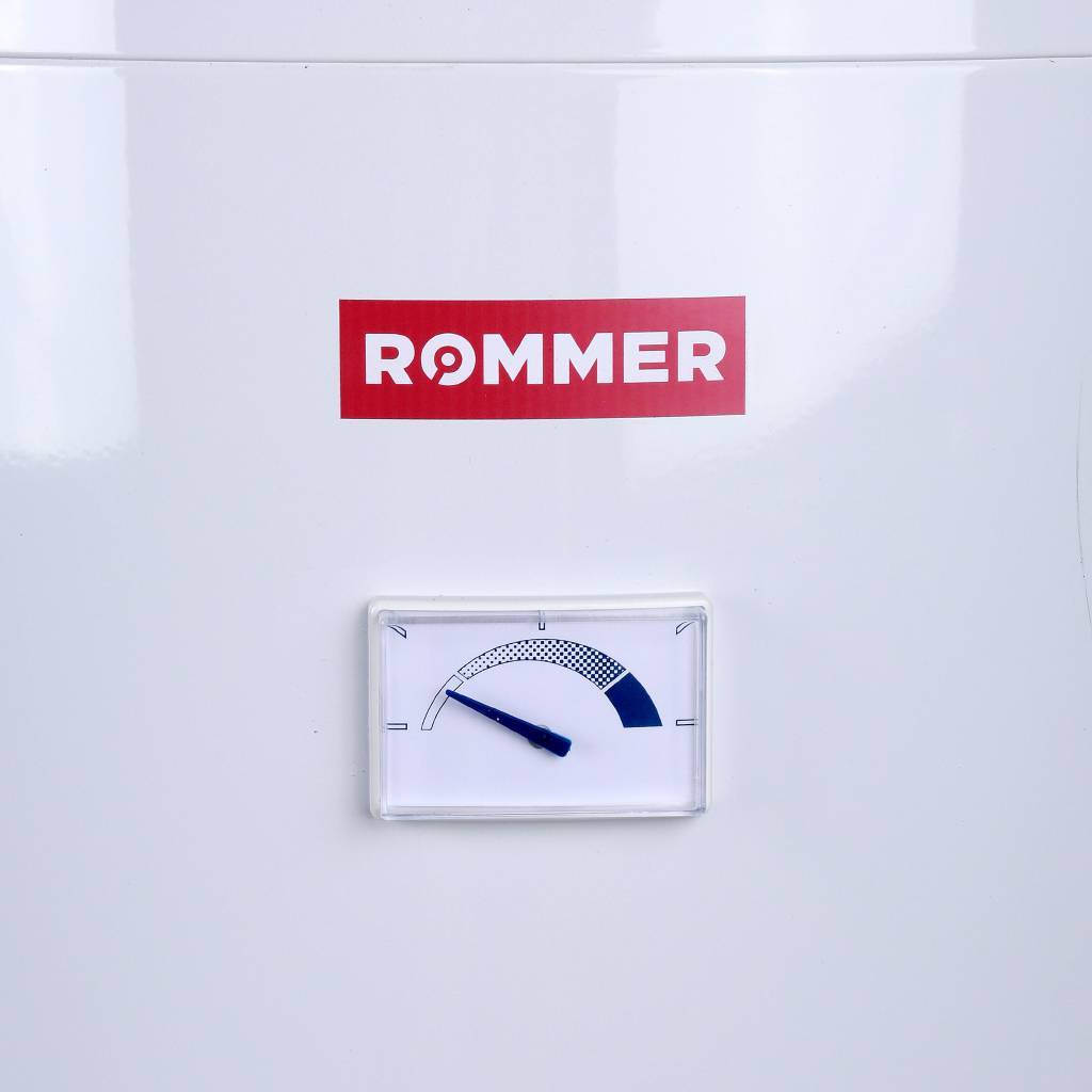 Бойлер комбинированного нагрева напольный Rommer 100 л. ТЭН 3 кВт, RWH-1110-050100