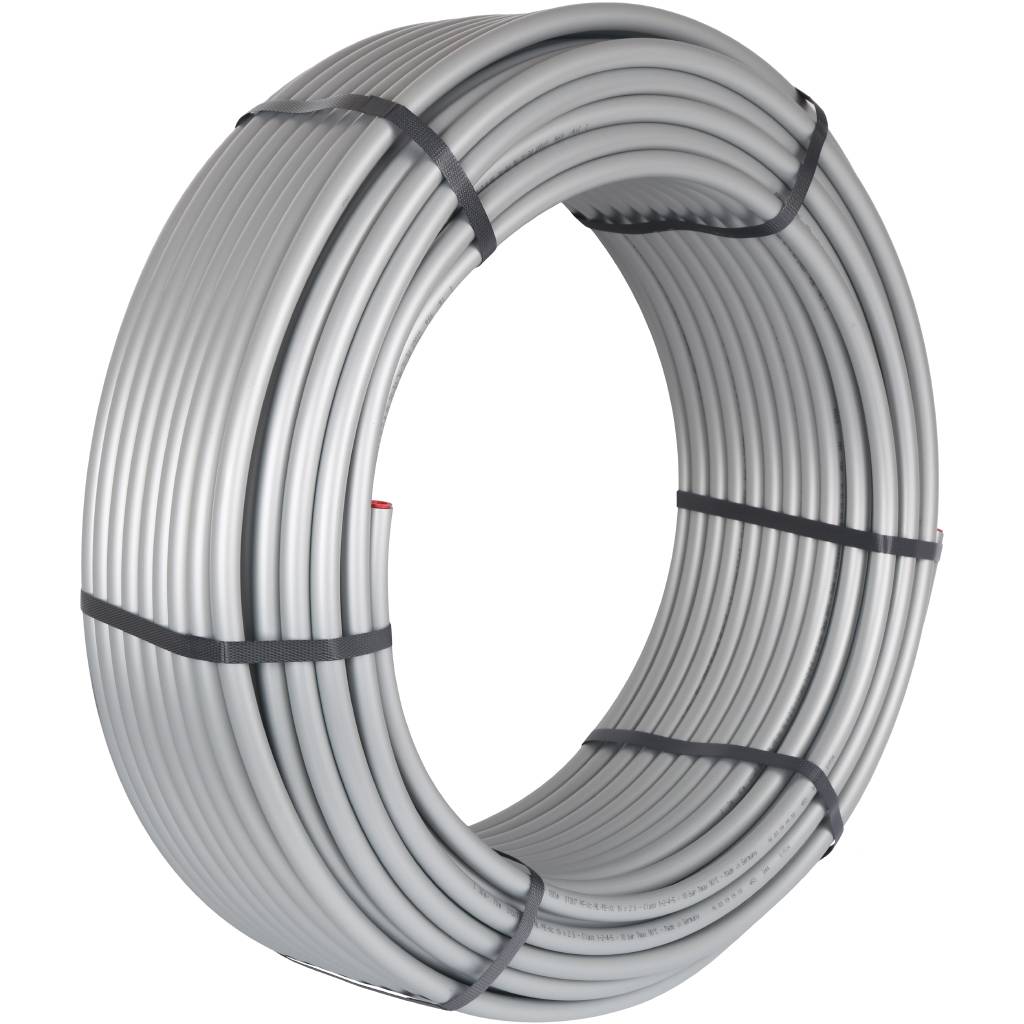 Труба STOUT PEX 16x2,6 стабильная , серая, (бухта 100 м), SPS-0001-001626