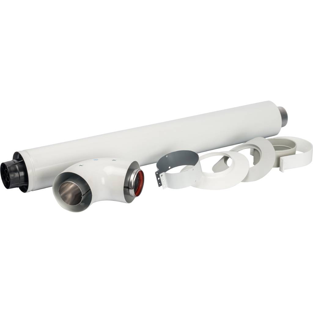 *SCA-6010-230850 STOUT Комплект коаксиальный для прохода через стену (совместим  Vaillant Pro, Plus, Protherm Пантера, Гепард) 60/100, 850 мм, SCA-6010-230850