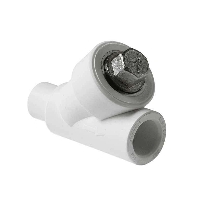 Фильтр сетчатый косой Pro Aqua d=25 PP-R Н-В Белый, PA450010