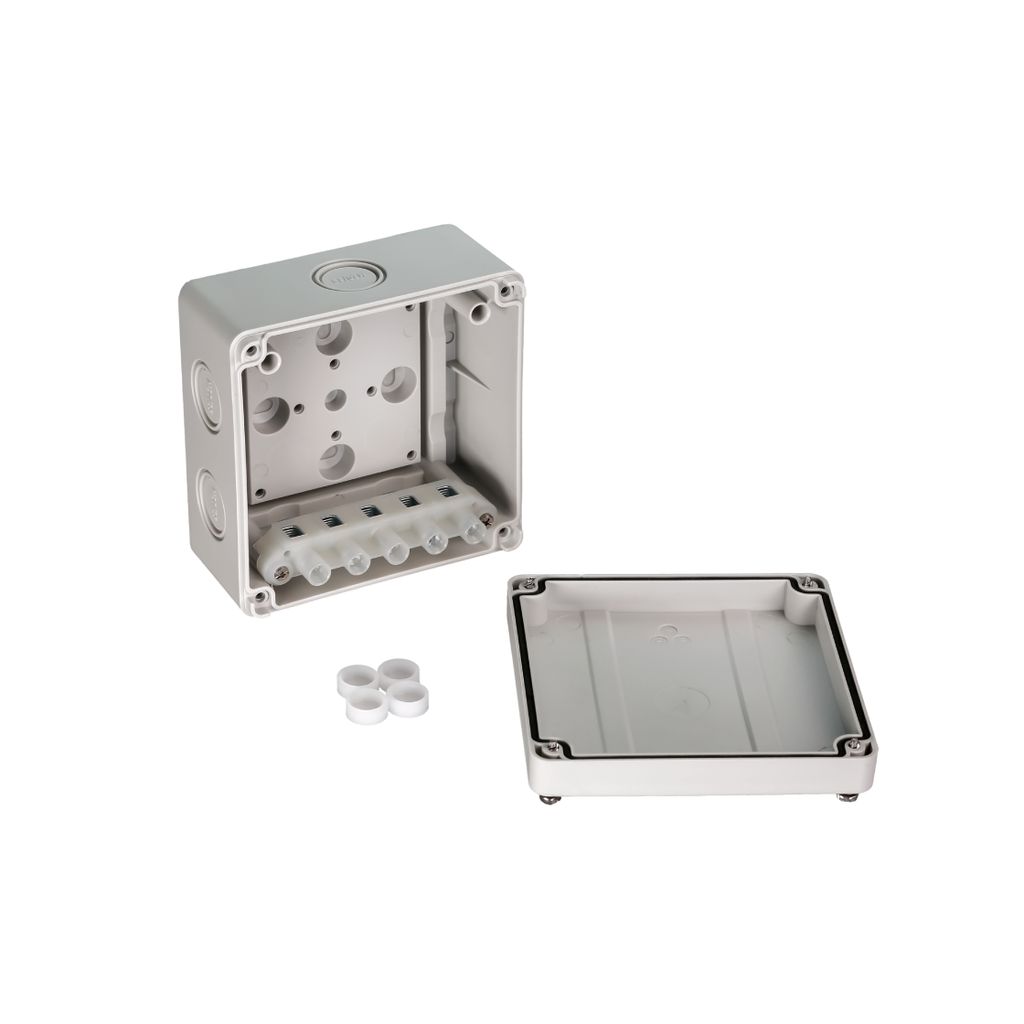 Коробка распределительная Ридан M BOX, 110х110х67 мм, IP66/IP67, серая, 21RT0928R