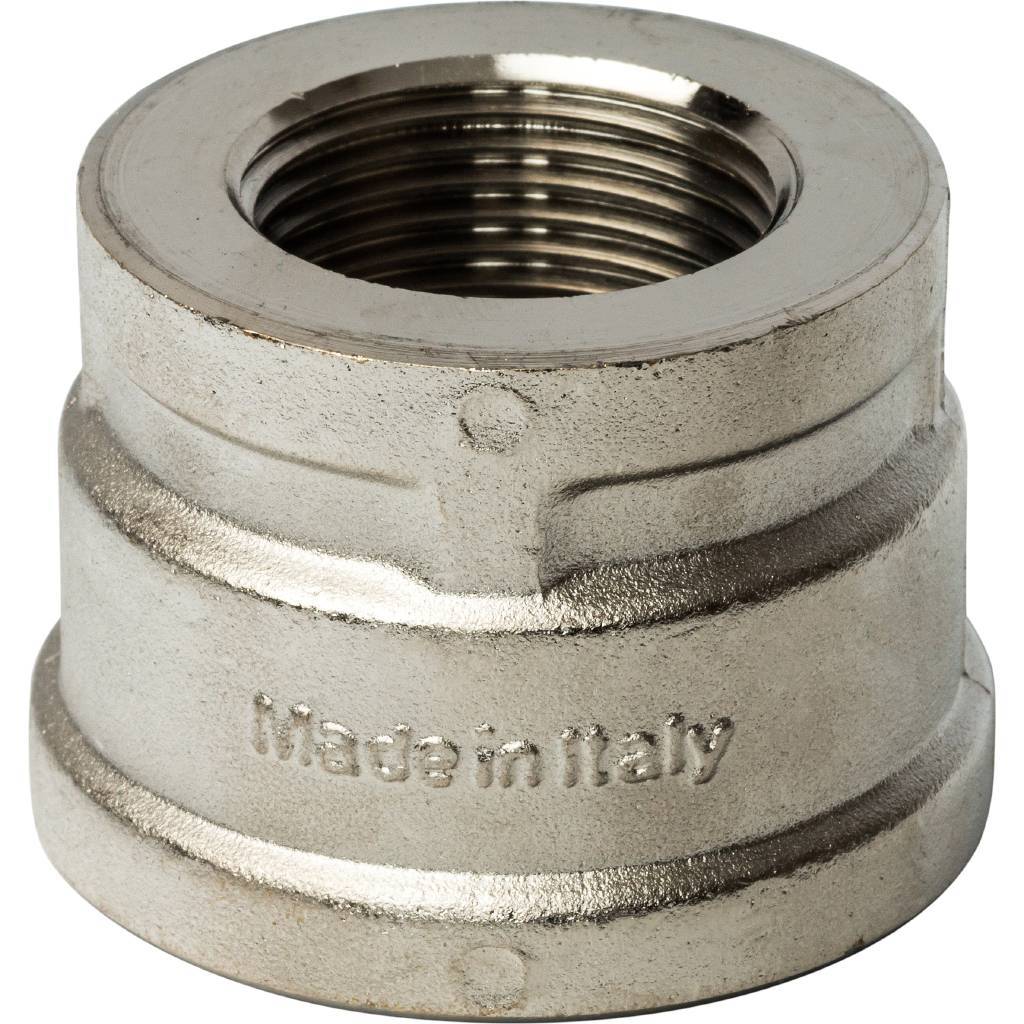 Муфта STOUT ВВ переходная никелированная 1 1/2X1, SFT-0006-001121