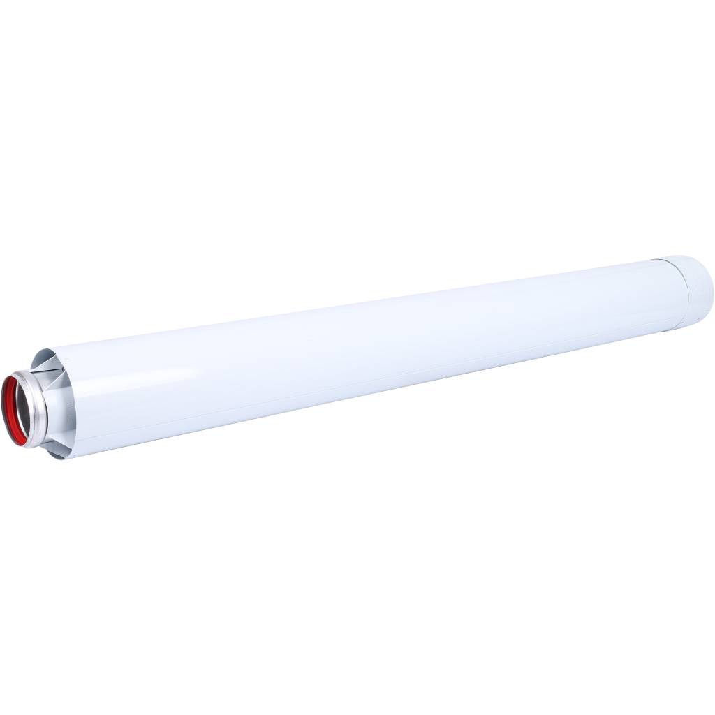 Труба Vaillant 1,0 м DN 60/100 белая, 303802