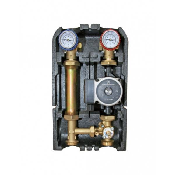 Насосная группа BARBERI со смесителем G 1” F - G 1”1/2 M без насоса, 02G02500X