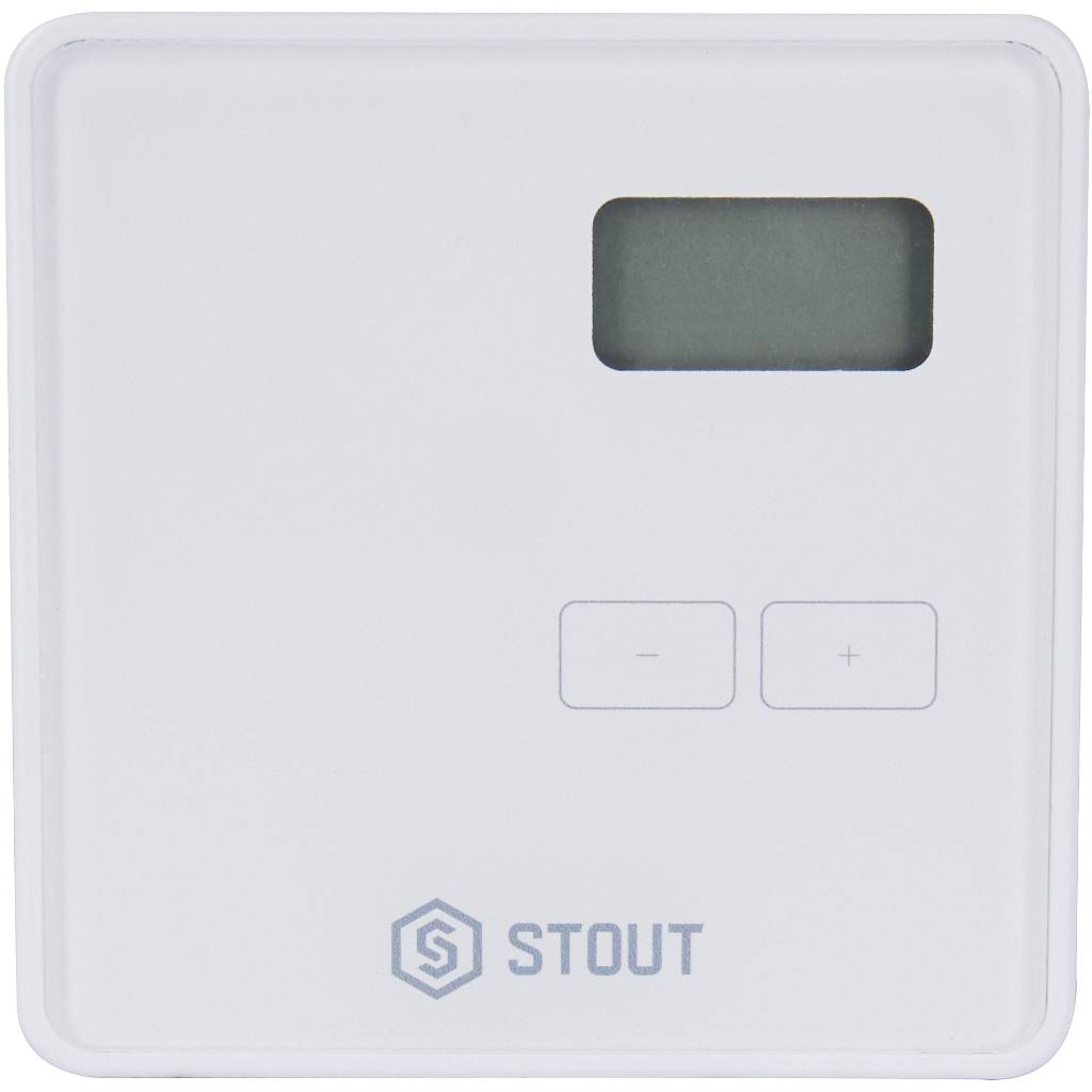 Проводной комнатный двухпозиционный регулятор STOUT ST-294v1, белый, STE-0101-029411