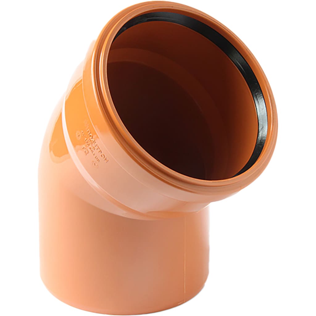 Отвод для наружной канализации Pro Aqua Terra D200/45 PP, PPH3020045