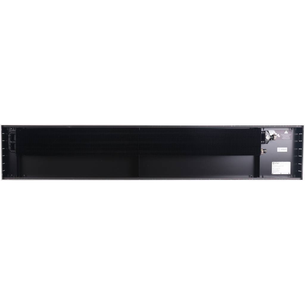 Внутрипольный конвектор STOUT SCN-1100 80х300х1600 (Решётка роликовая) правое подключение, SCN-1100-0830160